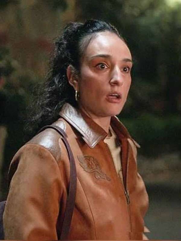 Margy El Sherif Ted Lasso S04 Brown Suede Jacket