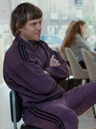 MobLand S02 Johnny Flynn Purple Tracksuit