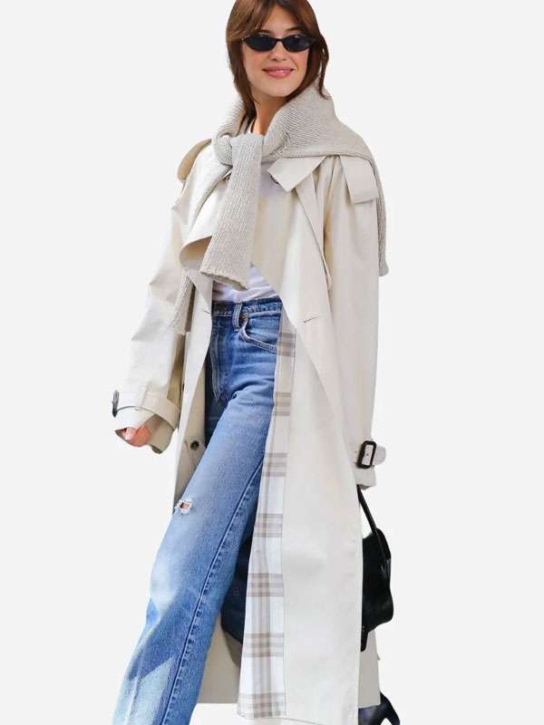NYC 2026 Daisy Edgar-Jones Cotton Coat