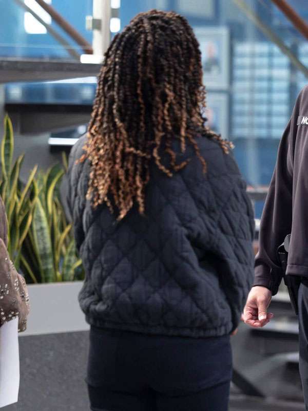 Nyla Harper The Rookie S06 Black Quilted Jacket