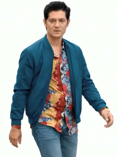 Okan Cabalar Money Trap The Karun Treasure Blue Bomber Jacket