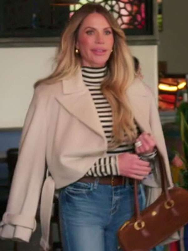 Real Housewives of OC S20 Jennifer Pedranti Off White Crop Jacket