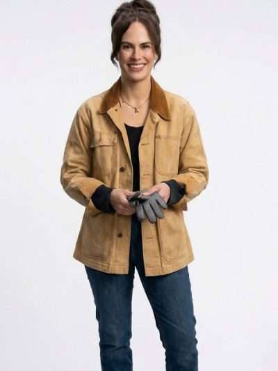 Jessica Brown Findlay Silo S03 Cotton Jacket