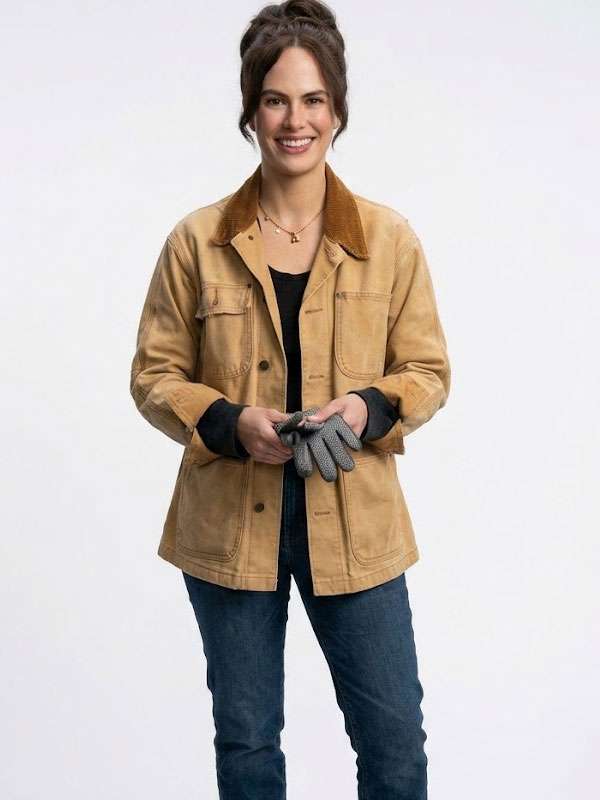 Jessica Brown Findlay Silo S03 Cotton Jacket
