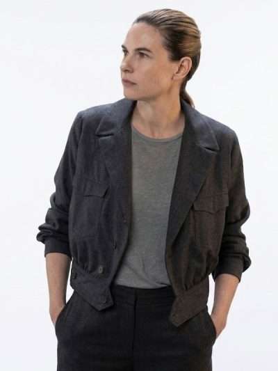 Juliette Nichols Silo S03 Grey Wool Jacket