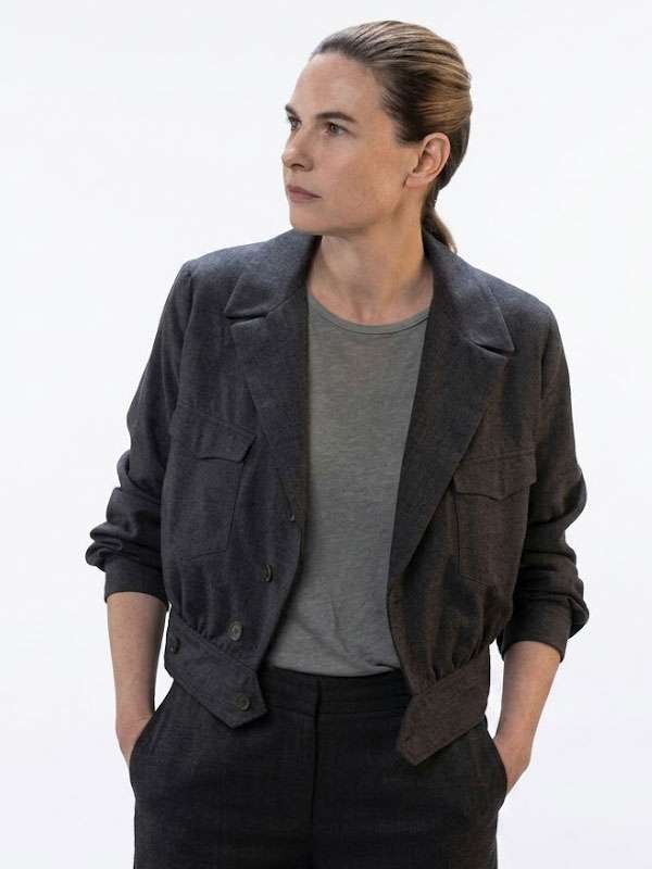 Juliette Nichols Silo S03 Grey Wool Jacket