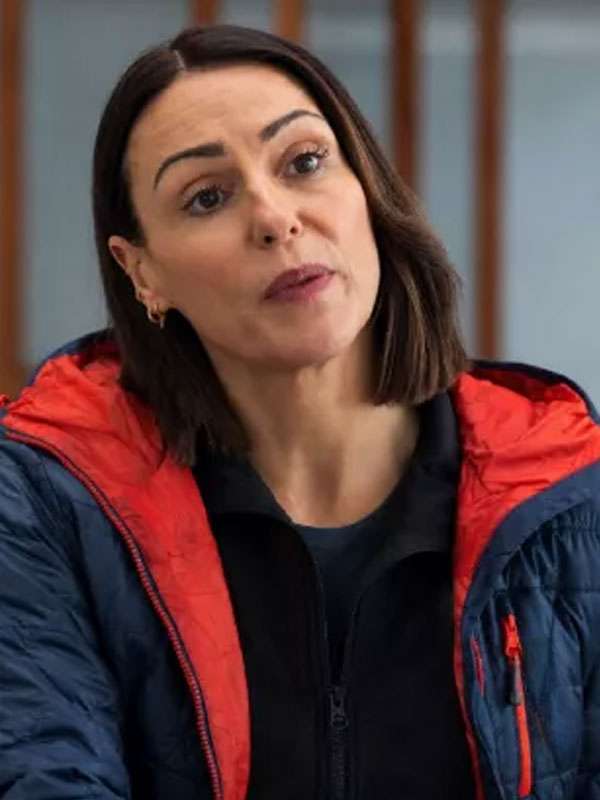 Vigil S03 Amy Silva Blue Quilted Jacket - Image 2