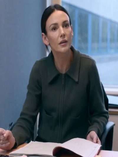 The Blame S01 DI Emma Crane Green Jacket