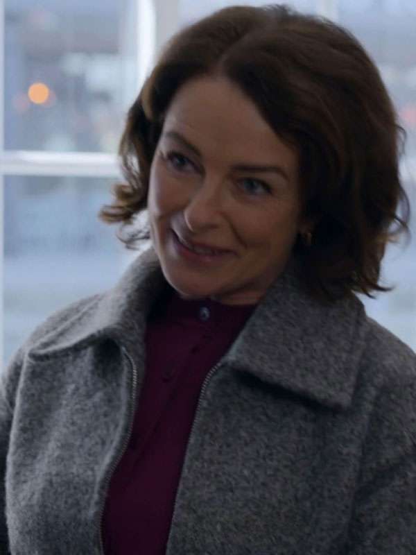 The Blame S01 Ava Crane Grey Wool Jacket