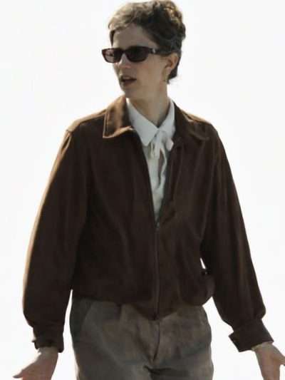 The Gentlemen S02 Benedetta Porcaroli Brown Suede Jacket