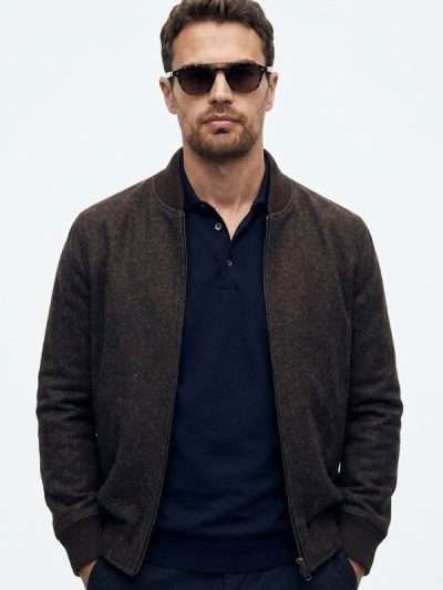 Theo James The Gentlemen S02 Brown Wool Jacket