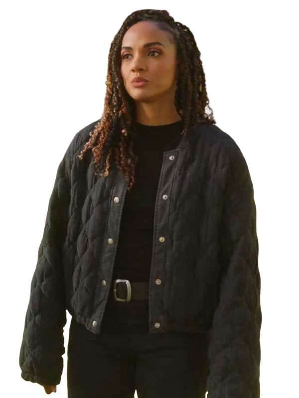 The Rookie S06 Nyla Harper Black Quilted Jacket