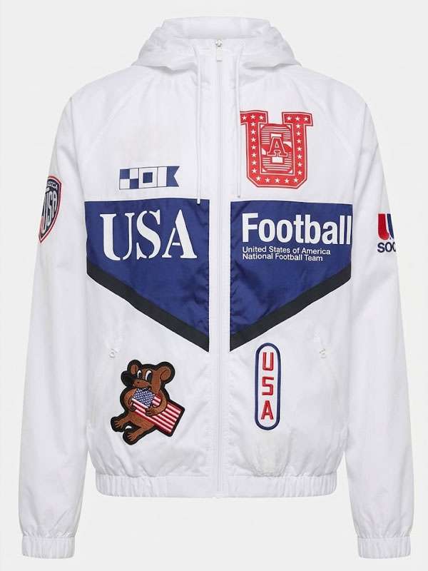 USA National Team White Anthem Jacket