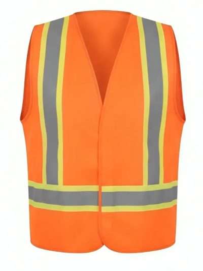 Caution Printed Women Vest