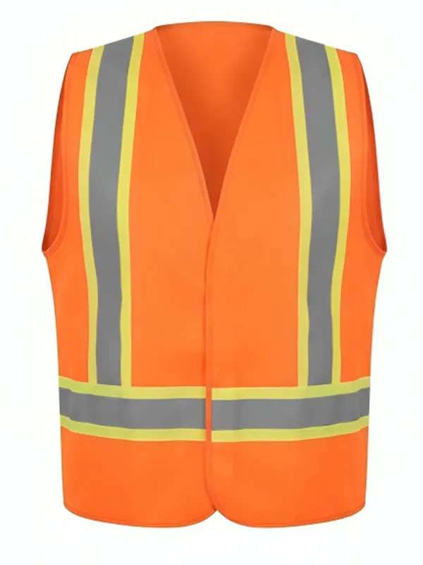 Caution Printed Women Vest