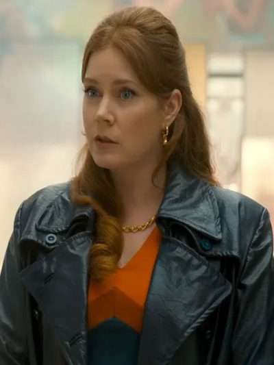 Klara and the Sun 2026 Amy Adams Black Leather Coat