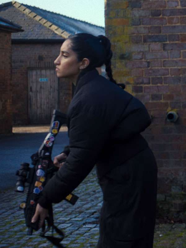 Black Doves 2026 Ambika Mod Black Bomber Jacket