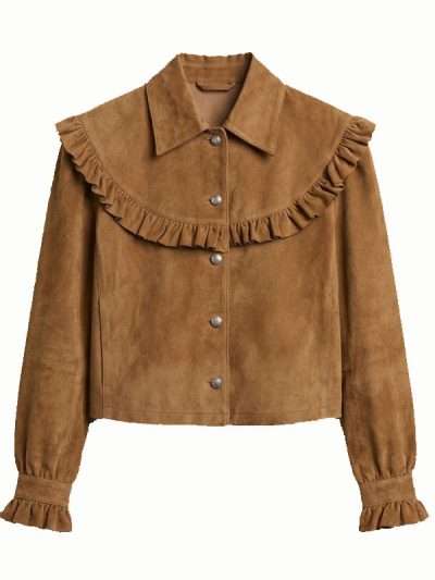 Charlie Scrubs S02 Brown Suede Leather Jacket