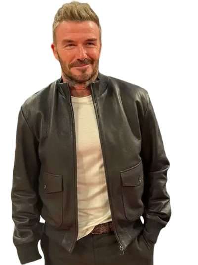 David Beckham NBA China Games Black Jacket