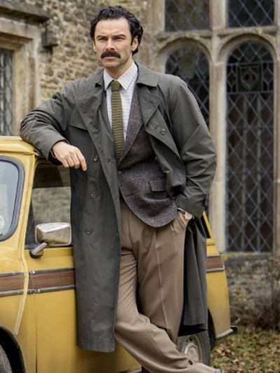 Declan O' Hara Rivals Grey Trench Coat