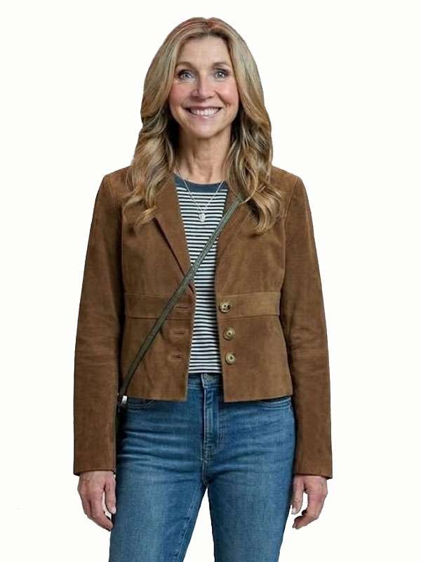 Dr Elliot Reid Scrubs Suede Jacket