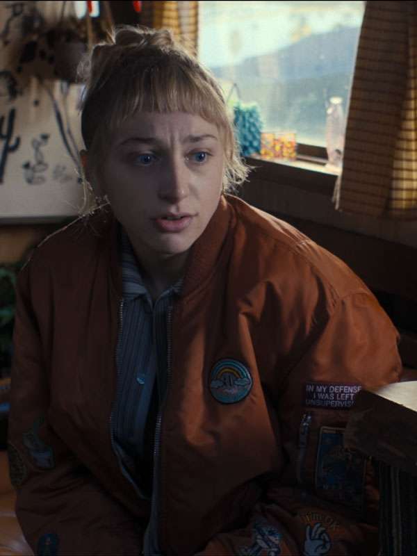 Black Doves Ella Lily Hyland Bomber Jacket