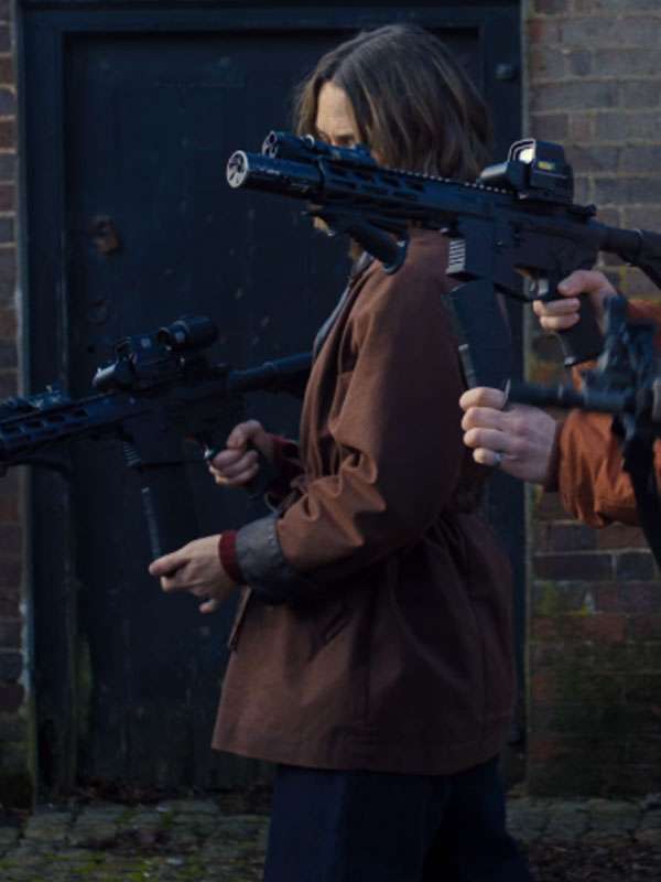 Helen Webb TV Series Black Doves S02 Brown Jacket