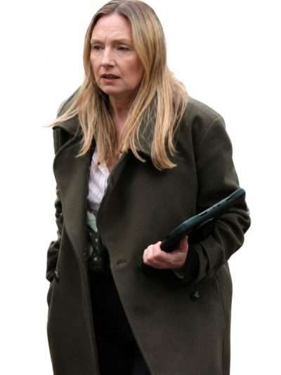 Line of Fire Jane Hollingsworth Green Wool Coat