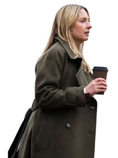 Jane Hollingsworth Line of Fire 2026 Green Wool Coat