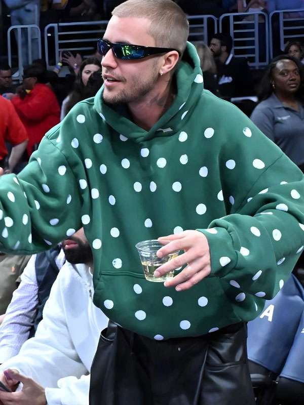 Justin Bieber 2026 Polka Dot Hoodie