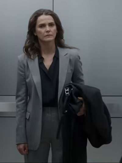 Kate Wyler The Diplomat Grey Blazer