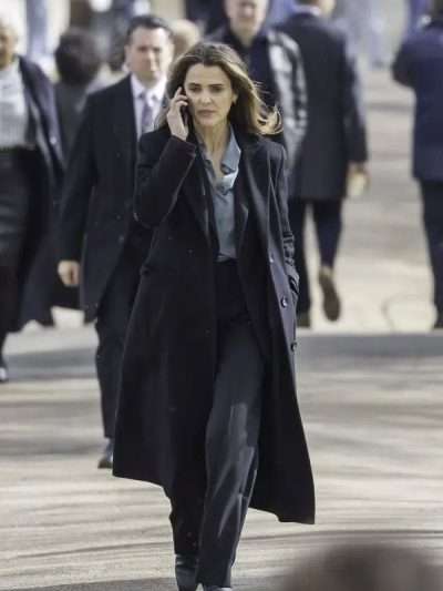 Keri Russell The Diplomat Season 04 Black Coat