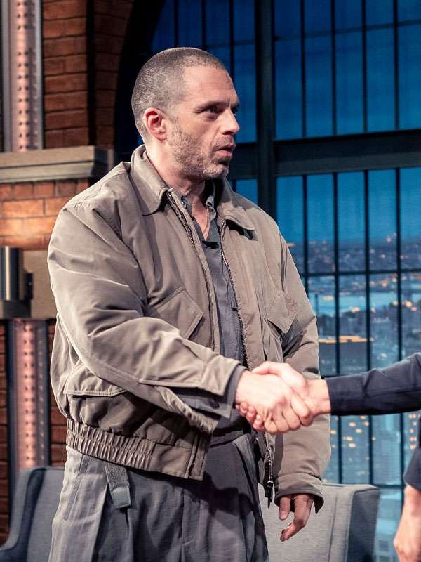 Late Night with Seth Meyers Sebastian Stan Cotton Jacket