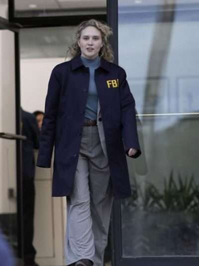 Line of Fire Kat Cunning Blue FBI Coat