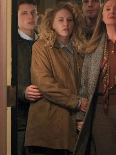 Line of Fire Clare Hollingsworth Suede Leather Jacket
