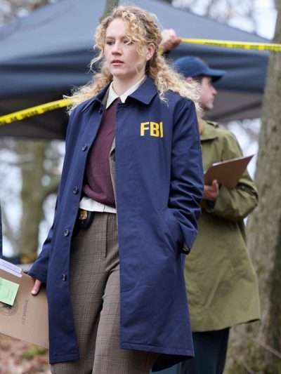 Line of Fire Kat Cunning Blue FBI Coat