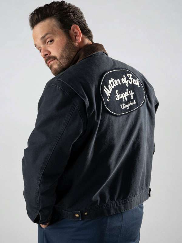 Matter of Fak Supply The Bear Blue Cotton Jacket