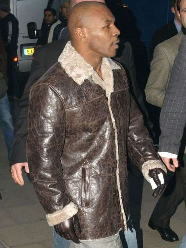 Mike Tyson’s Fight Vintage Leather Jacket