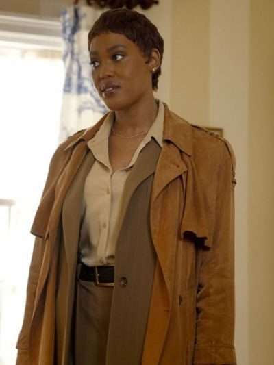 Line of Fire Nia Wallace Suede Leather Coat