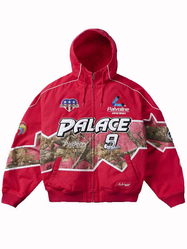 Palace Palvoline Racing Red Hooded Jacket