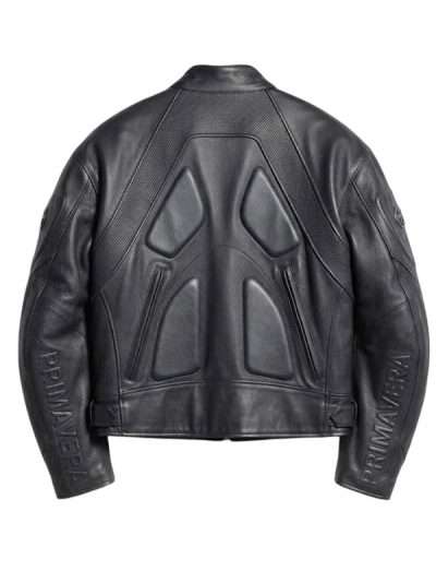 Primavera Black Moto Leather Jacket