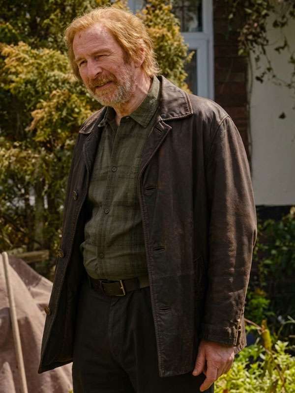 Paul Kaye Small Prophets S02 Brown Leather Jacket
