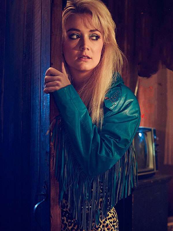 TV Series AHS Winter Anderson Blue Fringe Jacket