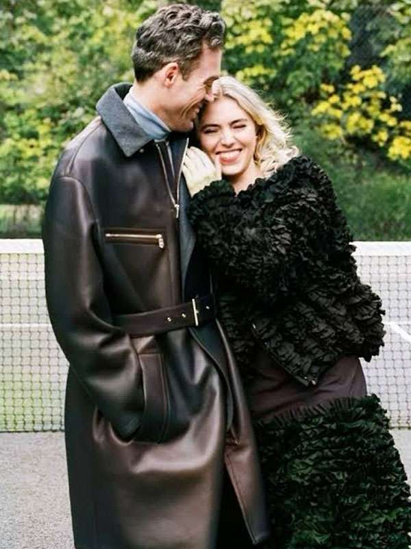 TV Series Rivals S02 Alex Hassell Leather Coat