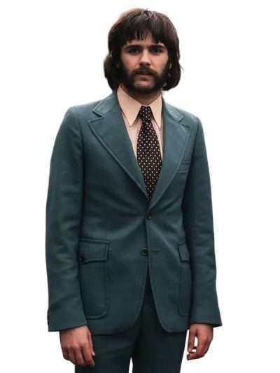 TV Series Trespasses 2026 Gerry Harkin Teal Blue Suit