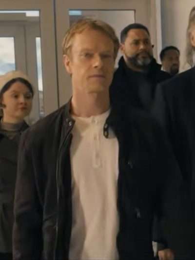 The Institute S02 Nolan Reeves Black Suede Jacket
