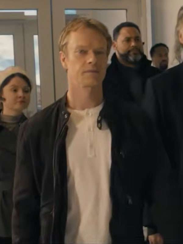 The Institute S02 Nolan Reeves Black Suede Jacket