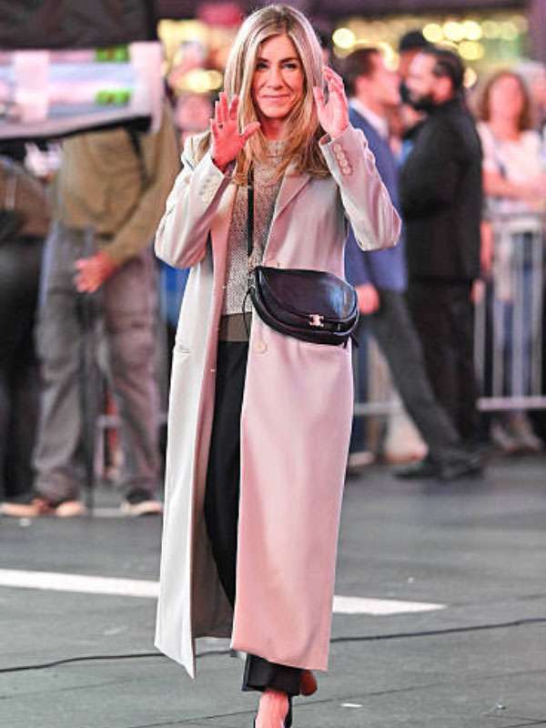 Jennifer Aniston Friends TV Series Green Trench Coat