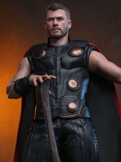 Avengers Doomsday 2026 Thor Black Leather Vest